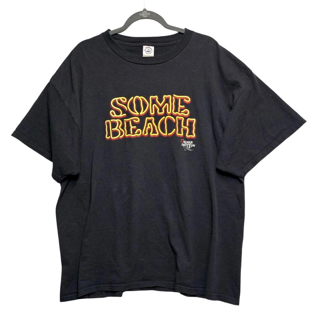 Blake Shelton Barn Grill‎ Some Beach Black T Shirt Mens 2XL